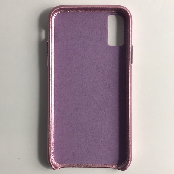 iPhone X/Xs Barely There Genuine Leather Case - Picture 3 of 5
